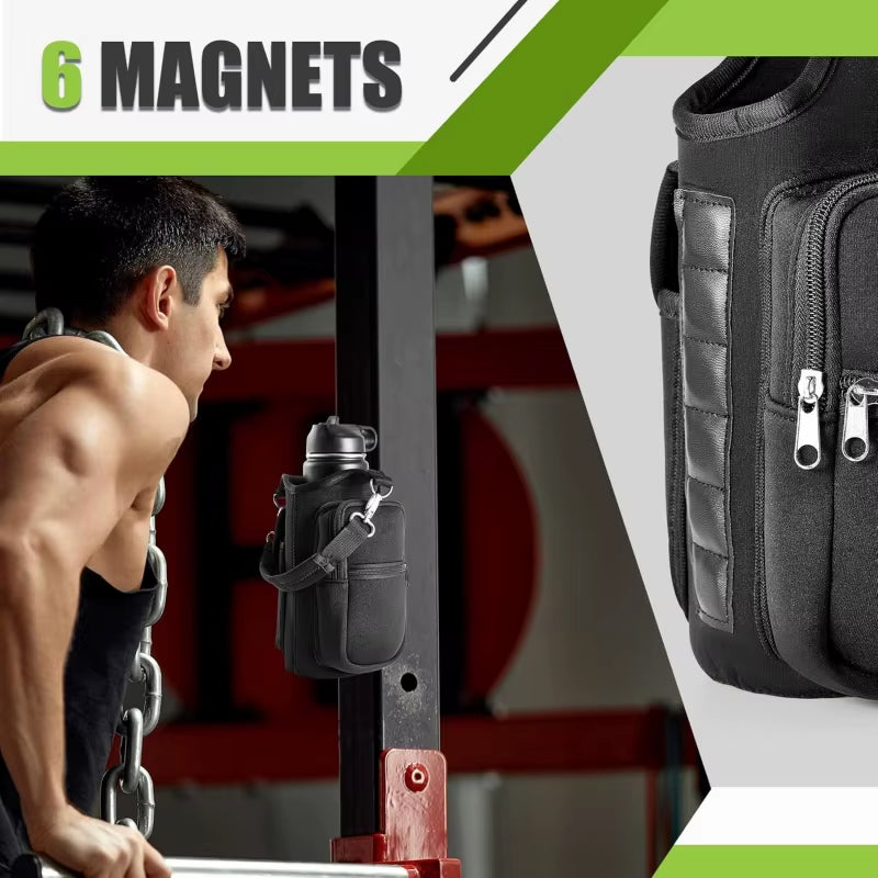 Magnetic Gym Water Bottle Holder!