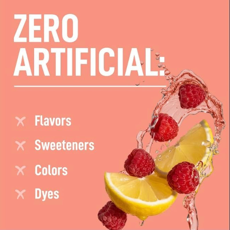 Electrolytes Powder – Raspberry Lemonade Flavor 50 Servings – No Sugar Hydration Supplement with Magnesium, Potassium, Sodium – Keto, Vegan, Fasting-Friendly, Zero Calorie Electrolyte Drink