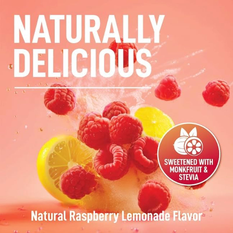Electrolytes Powder – Raspberry Lemonade Flavor 50 Servings – No Sugar Hydration Supplement with Magnesium, Potassium, Sodium – Keto, Vegan, Fasting-Friendly, Zero Calorie Electrolyte Drink